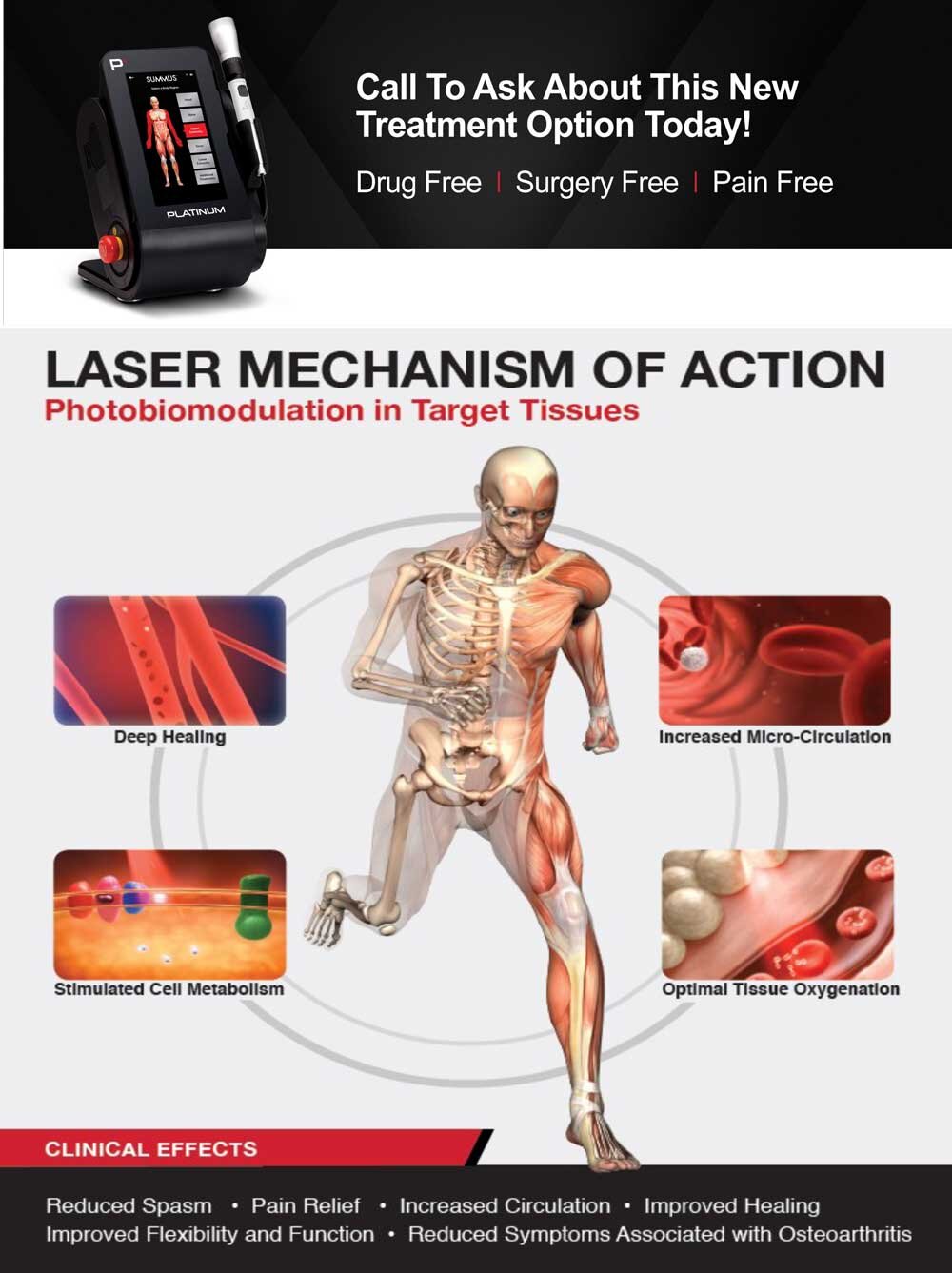 Chiropractic Laser Therapy Machine