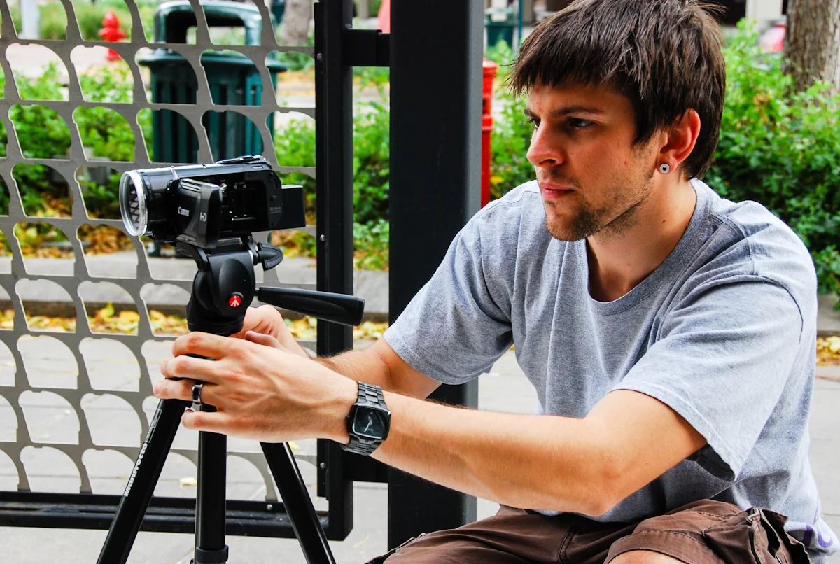 Jimmy shooting our video
