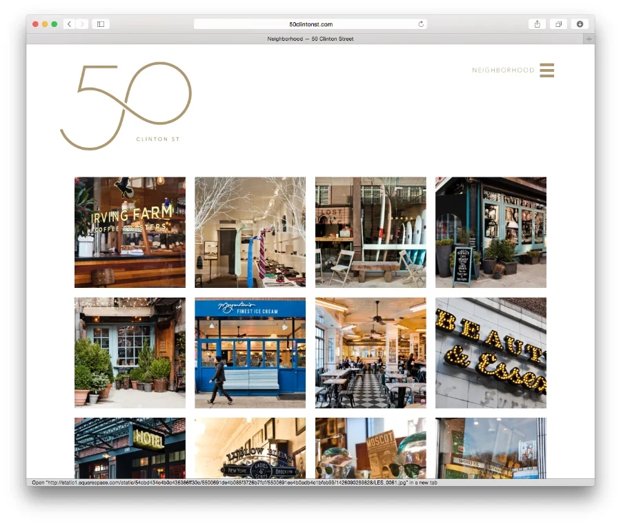 Douglas Elliman / 50 Clinton Street / Website