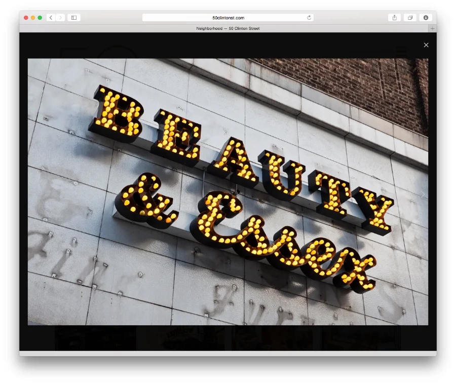 Douglas Elliman / 50 Clinton Street / Website