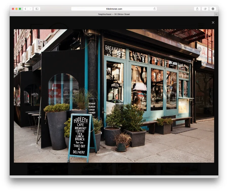 Douglas Elliman / 50 Clinton Street / Website