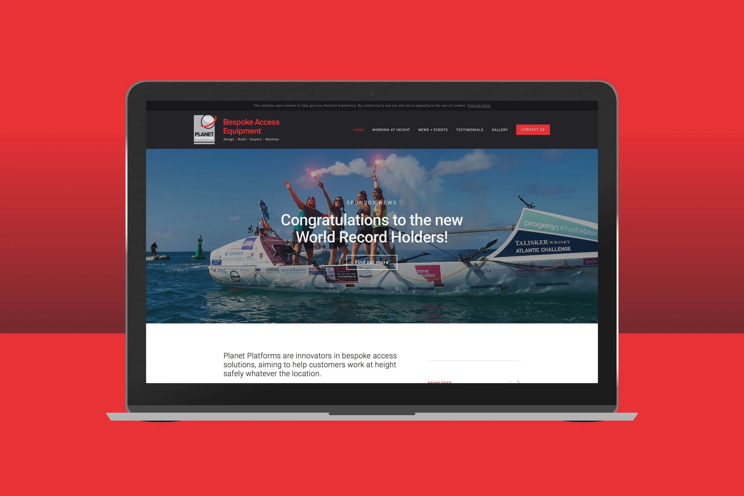 Built from the ground up using Squarespace