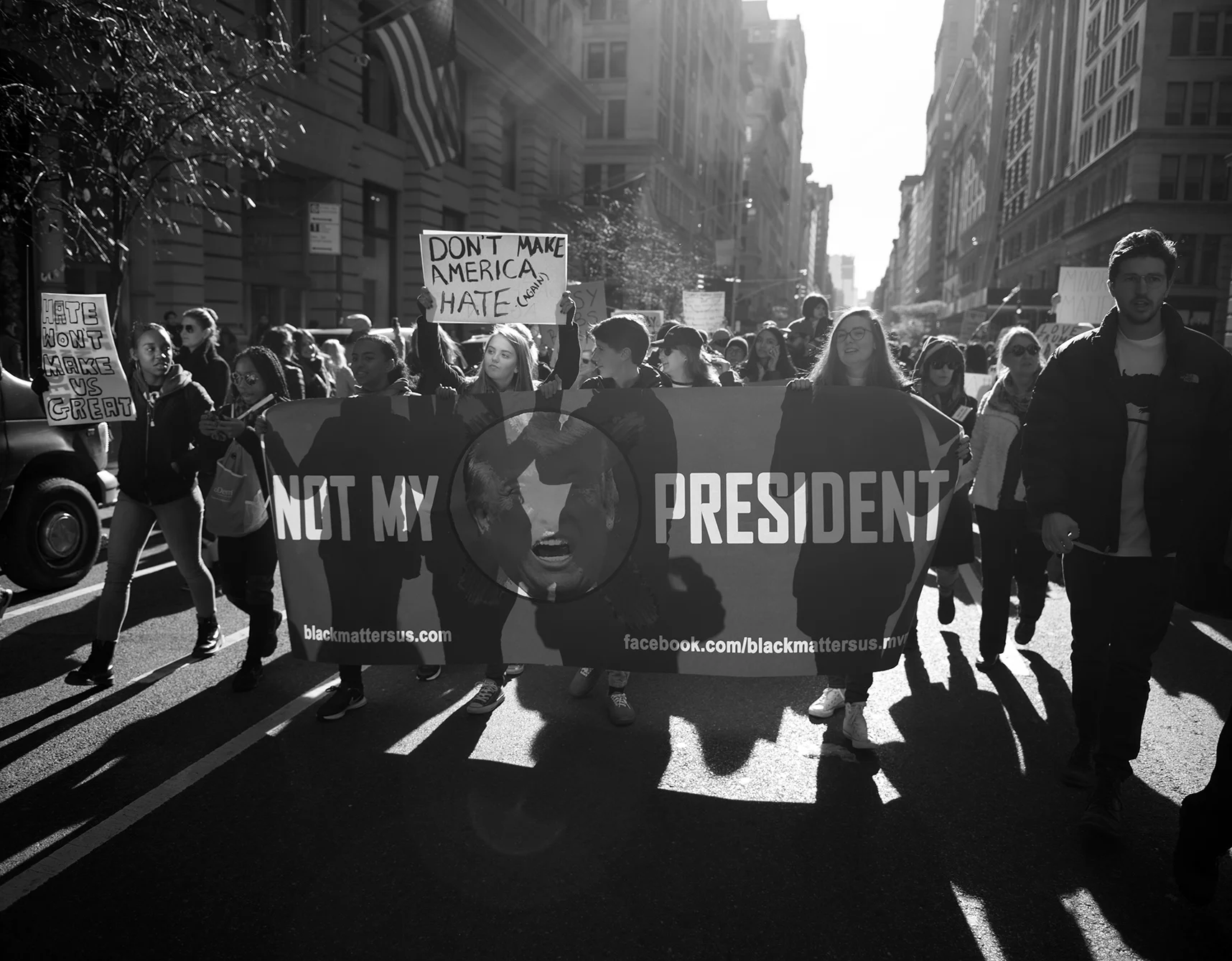 2016 Not My President Protest, NYC