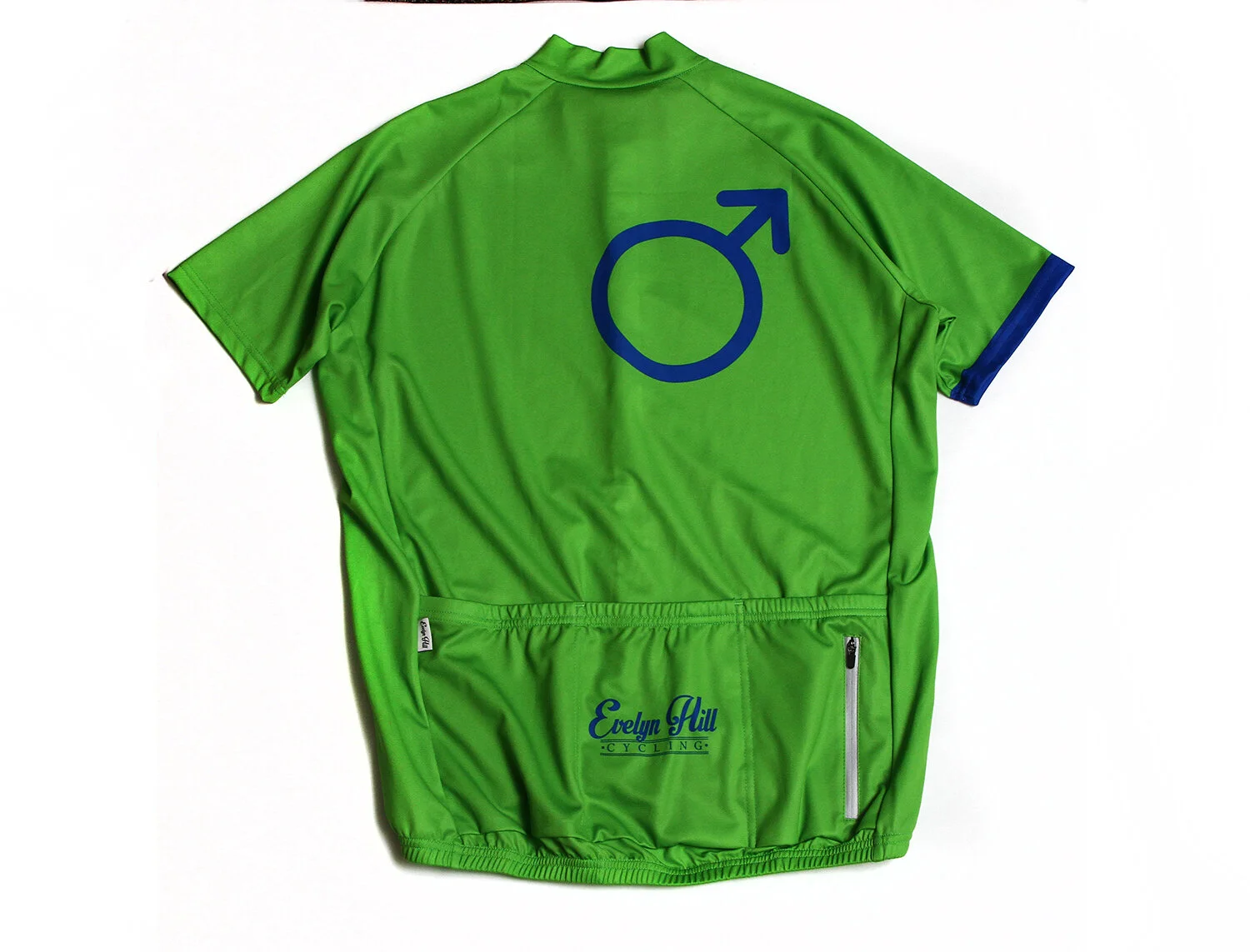 Men's Lime Jersey — Evelyn Hill Cycling