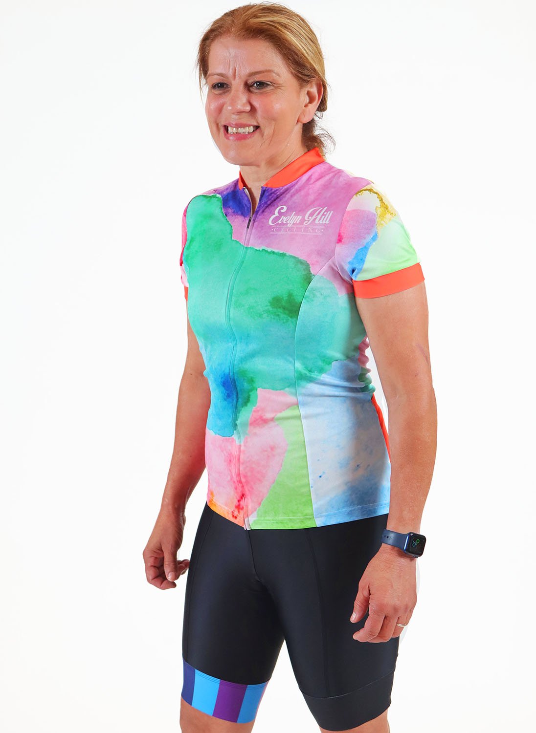 Lime Green Women's Cycling Jersey — Evelyn Hill Cycling
