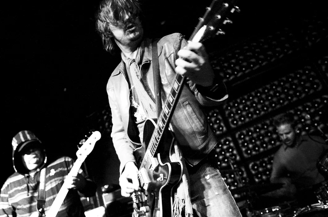 Wirepony (2009). Otis B, Patrick & Charlie McCree back down to a three piece after son Aaron left the band to head out on his own tour. Photo Andy King
