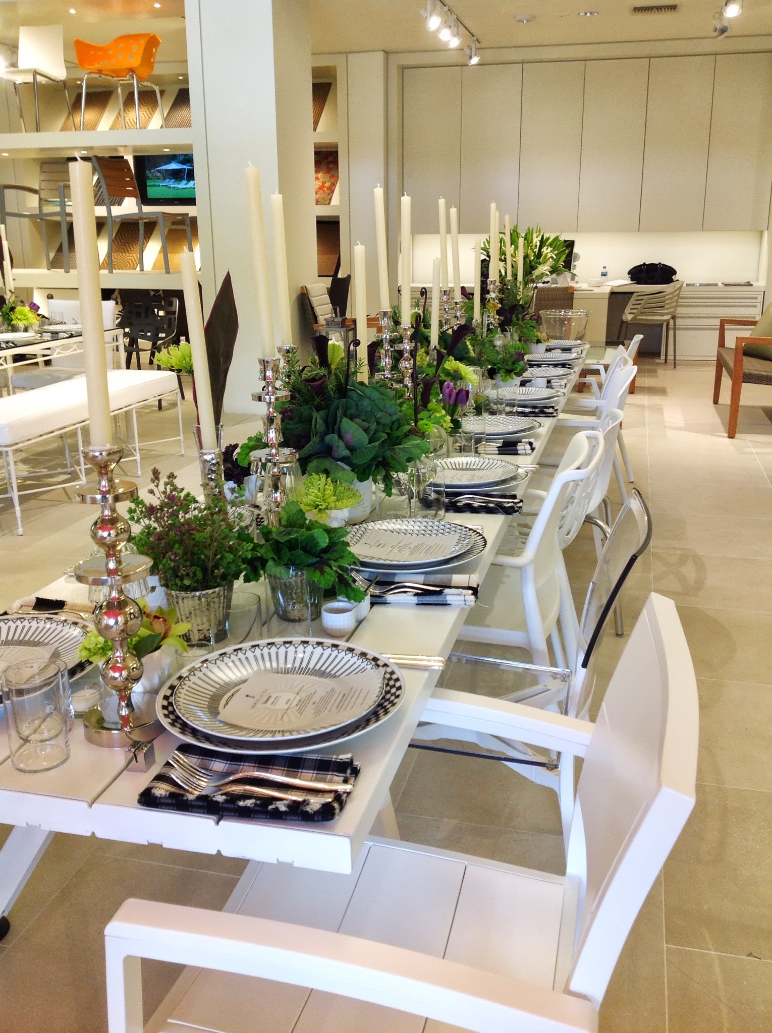 Launch Party- JANUS et Cie Table Design & Flowers by Maxit Flower Design in Houston, Texas
