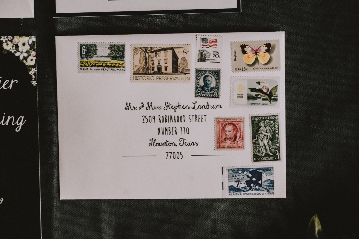 Dark Flowers Photoshoot- Hand lettering- Maxit Flower Design- Houston, TX 