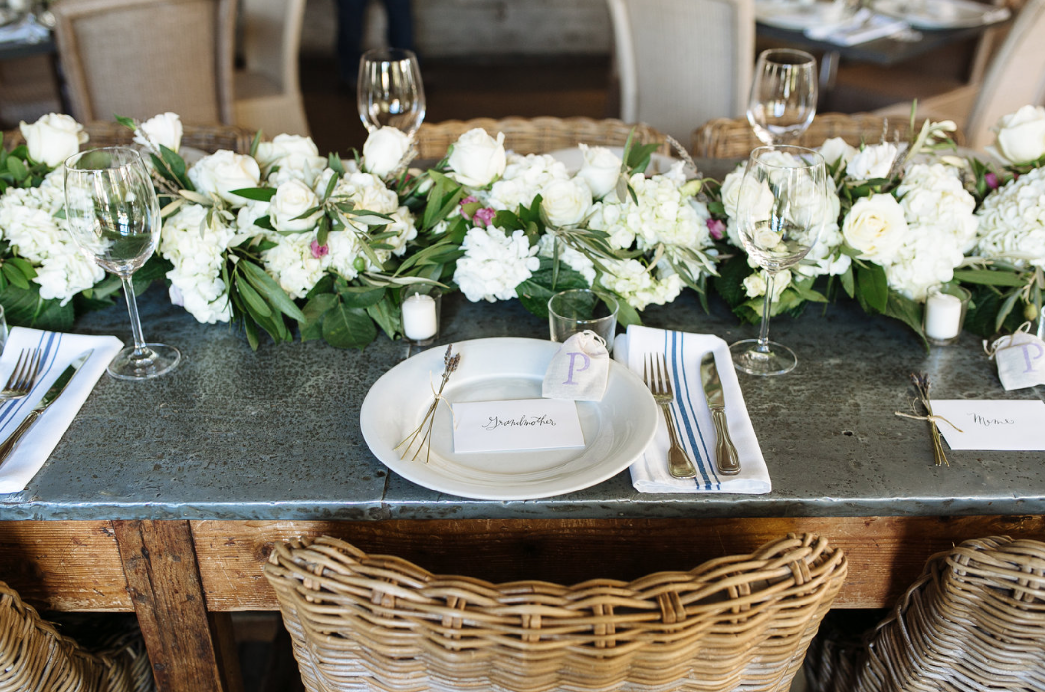 Table Garland- Maxit Flower Design- Houston Weddings