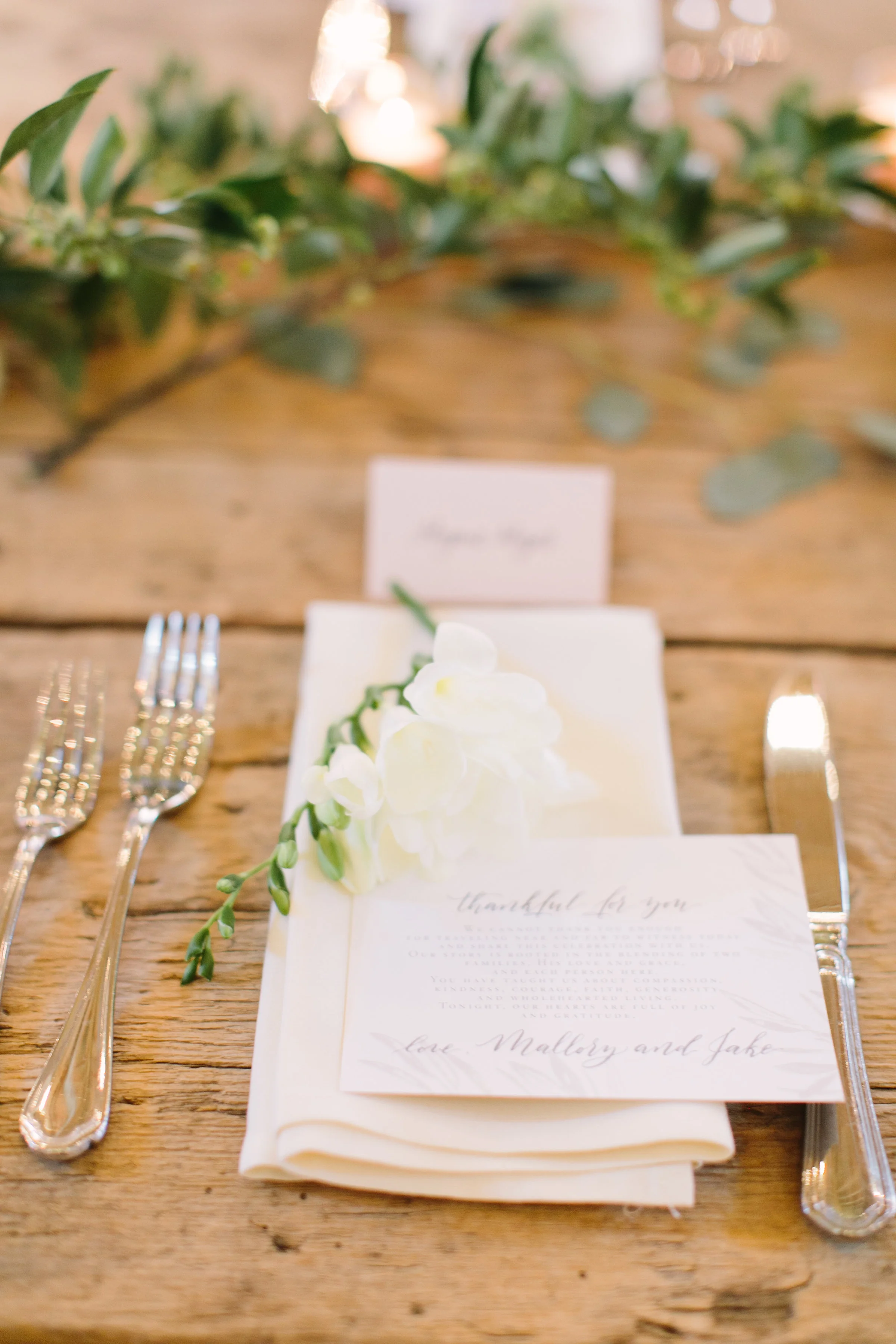 Placesetting Flowers Wedding.JPG