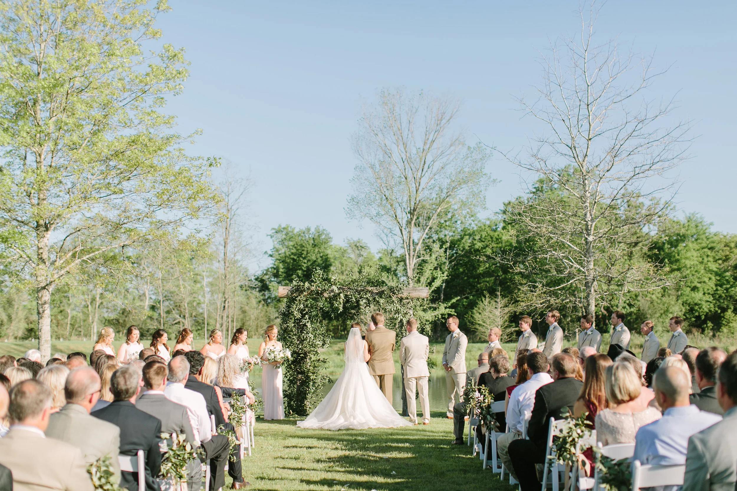 Wedding Altar outside wedding Texas.JPG