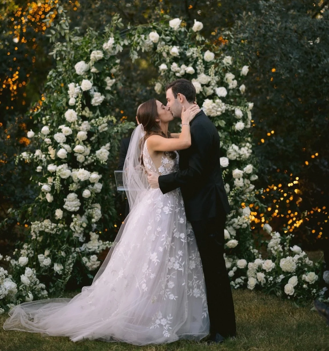 The dreamiest &ldquo;I do&rdquo; backdrop. ✨ There is something so timeless about an all-white floral arch&mdash;it creates a soft, ethereal frame for those once-in-a-lifetime moments. 

We loved bringing this vision to life for our beautiful couple.