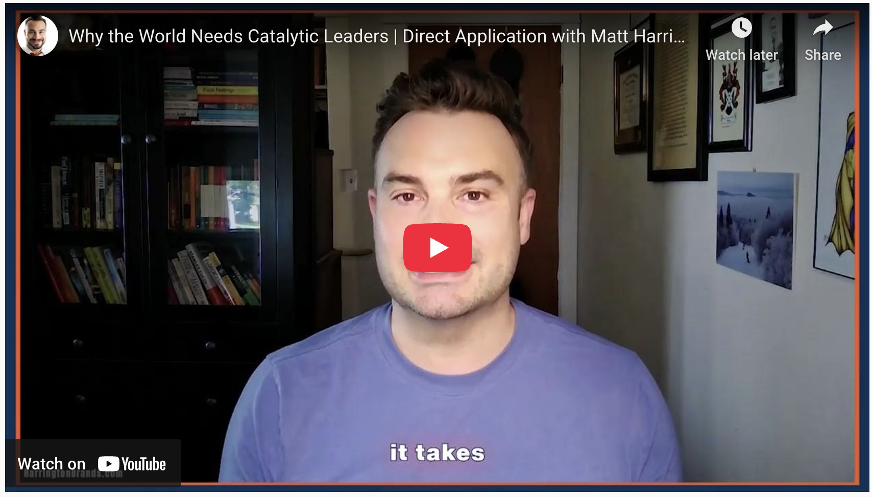 Why the World Needs Catalytic Leaders | Direct Application with Matt Harrington