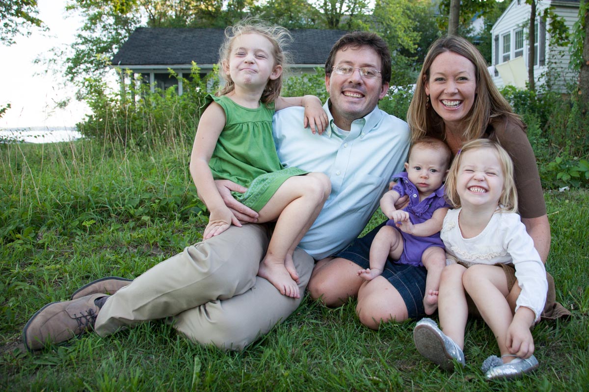 Summer family portrait by Madison photographer Nick Wilkes