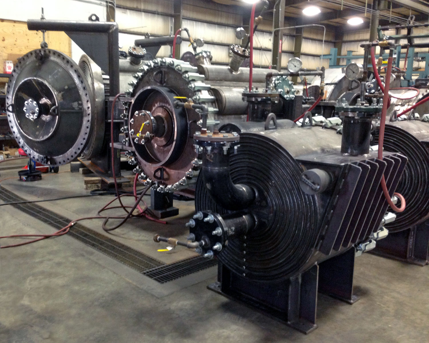 Duplex 2205 & Carbon Steel Spiral Heat Exchangers in Hydro