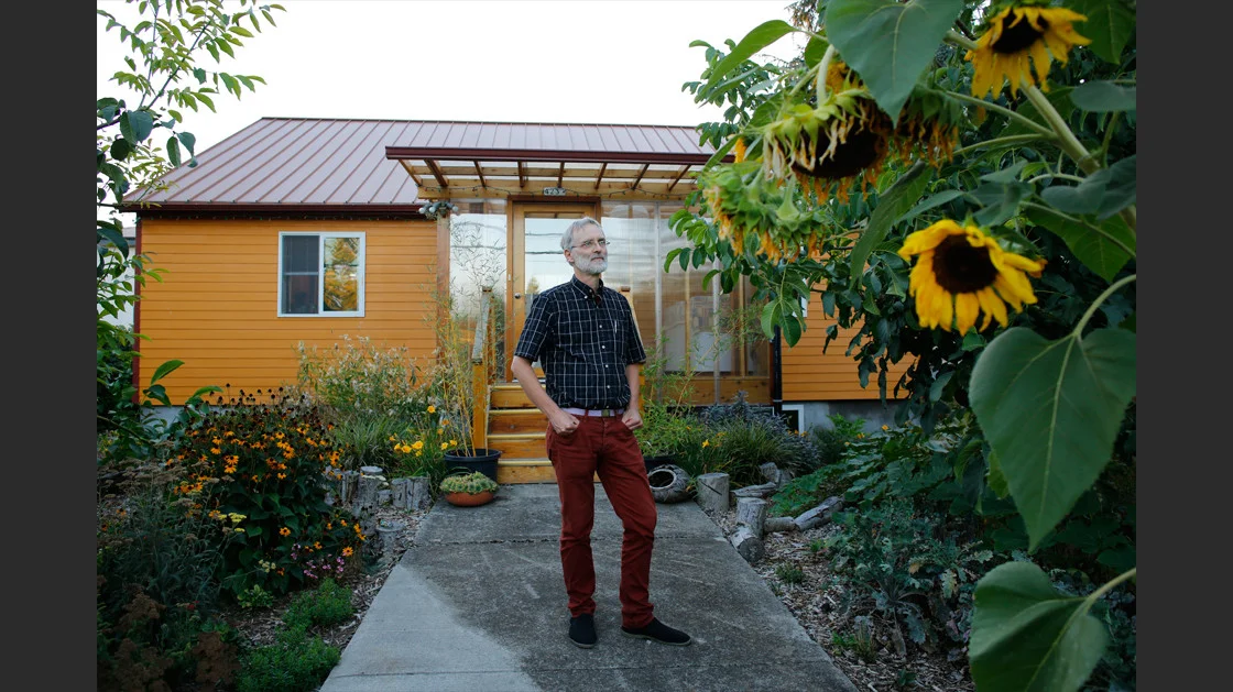  The home owner of the "Passive House", as featured in the magazine article.&nbsp; 