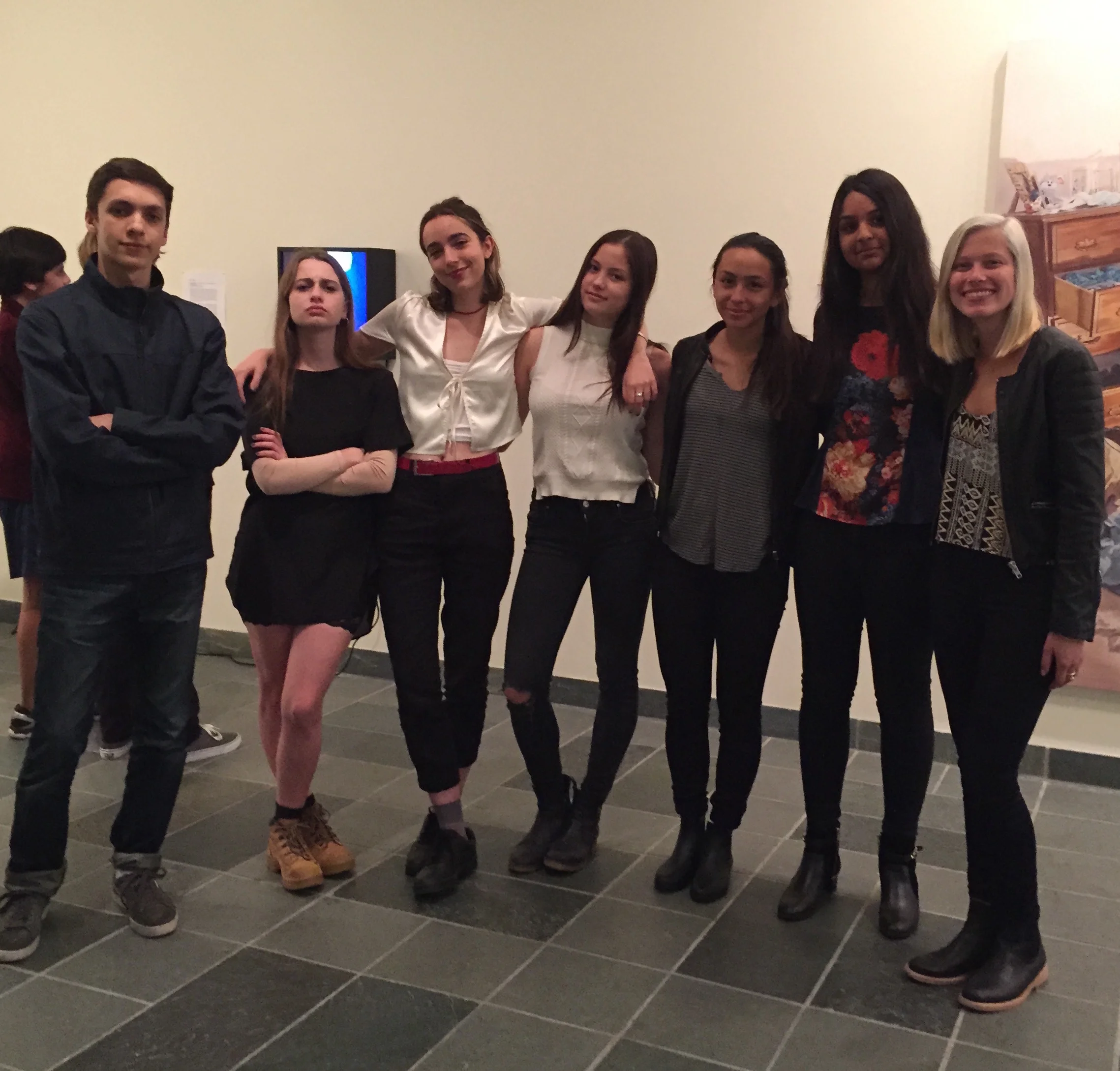 "Staged" student curators