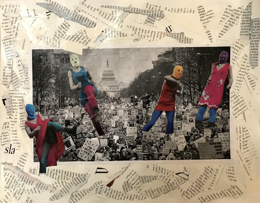 Brandt, Eleanor. Untitled . 207. 11” x 14”. Collage on paper. John Adams Middle School.