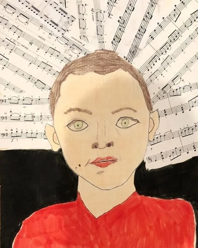 5th Grade Self-Portrait. Done in Quarantine