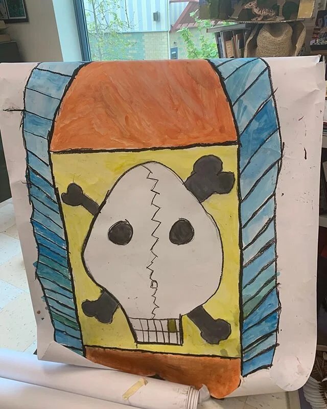 5th Grade Shakespeare set painting