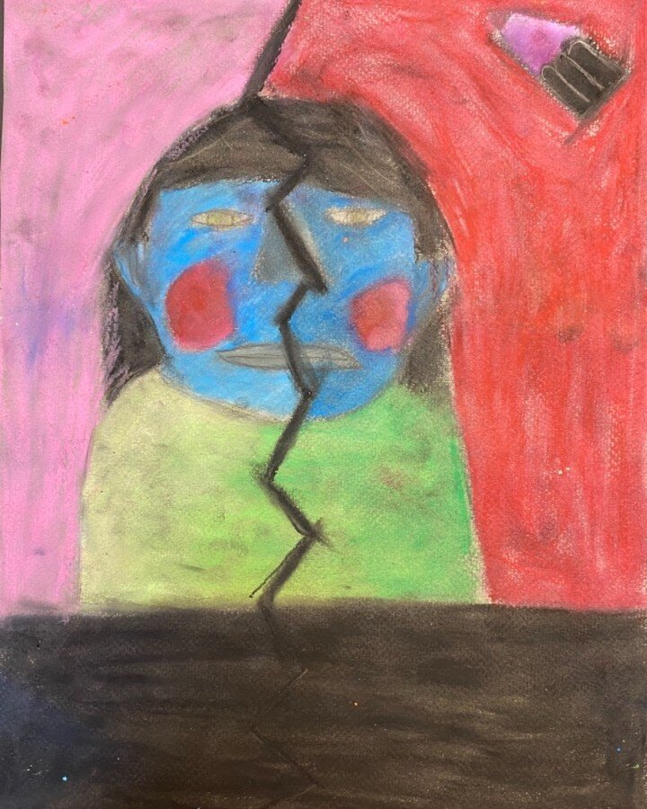 Gabriella B. 5th Grade. &ldquo;Inventive Self-Portrait.&rdquo;