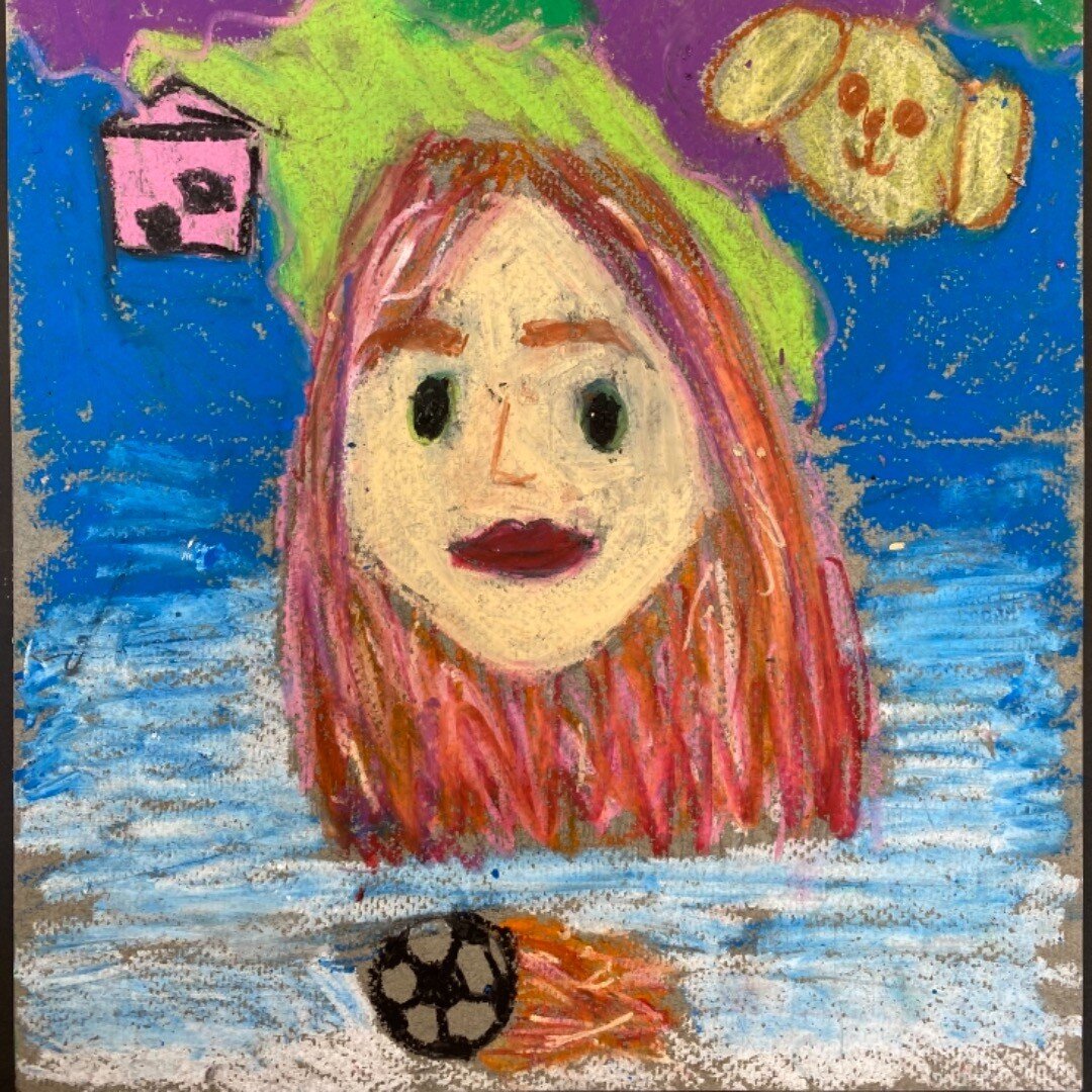 Sadie S. 5th Grade. &ldquo;Inventive Self-Portrait.&rdquo;