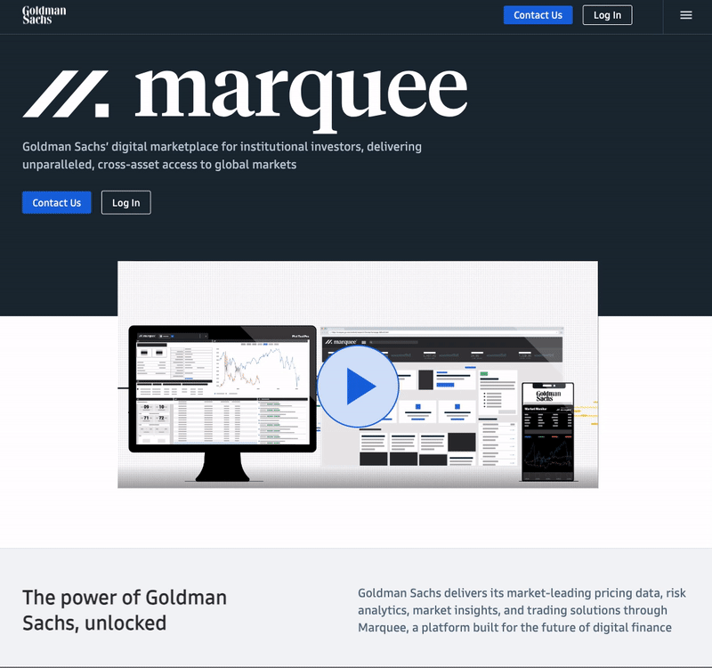 Goldman Sachs Marquee