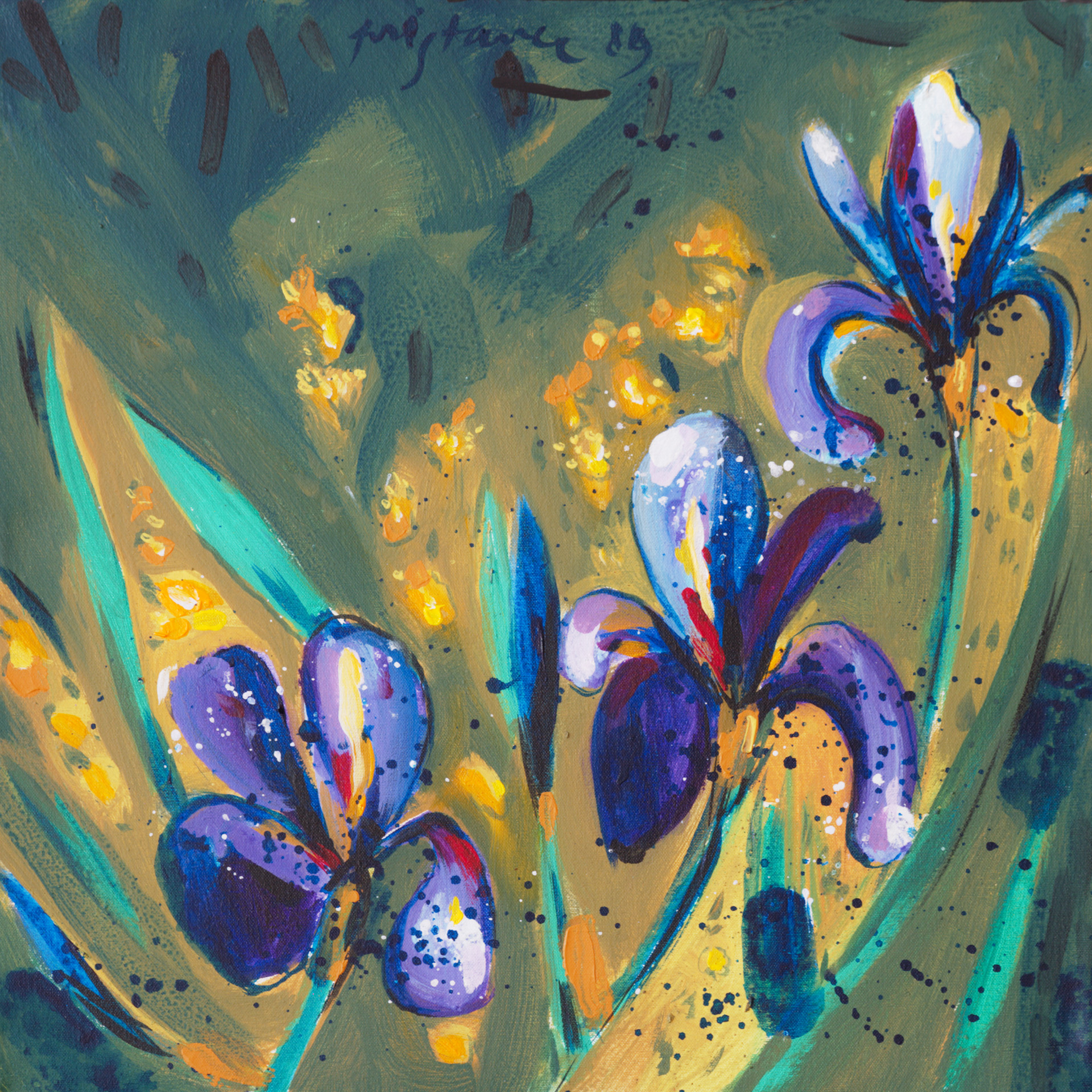 Still Life V / 1989 / oil on canvas / 39x39 cm