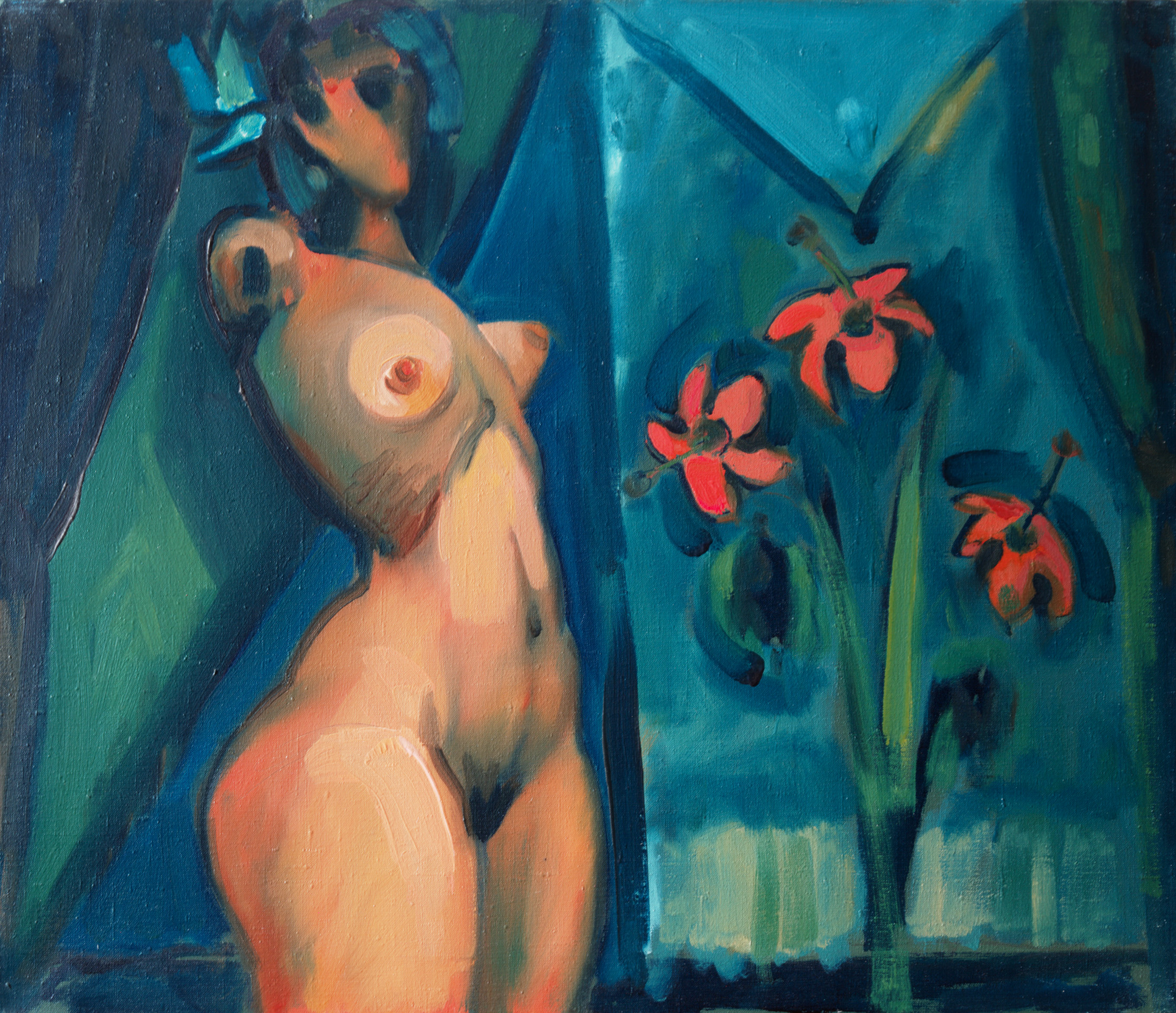 Studio / 1978 / oil on canvas / 70 x 60 cm