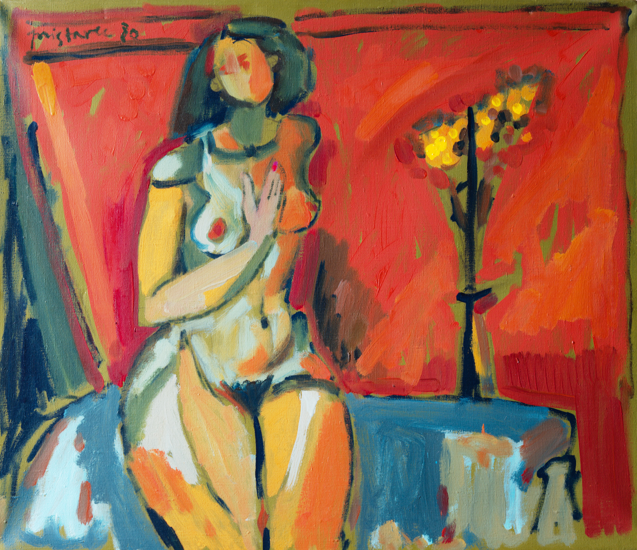Gentle / 1980 / oil on canvas / 80 x 70 cm