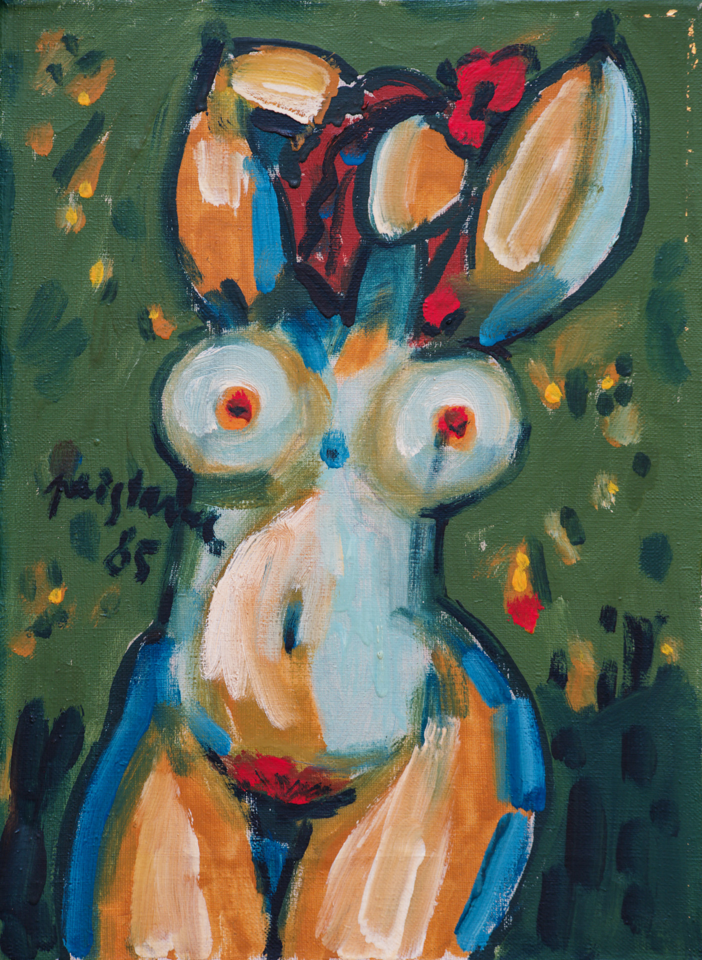 Small Nude / 1985 / oil on canvas / 30 x 40 cm