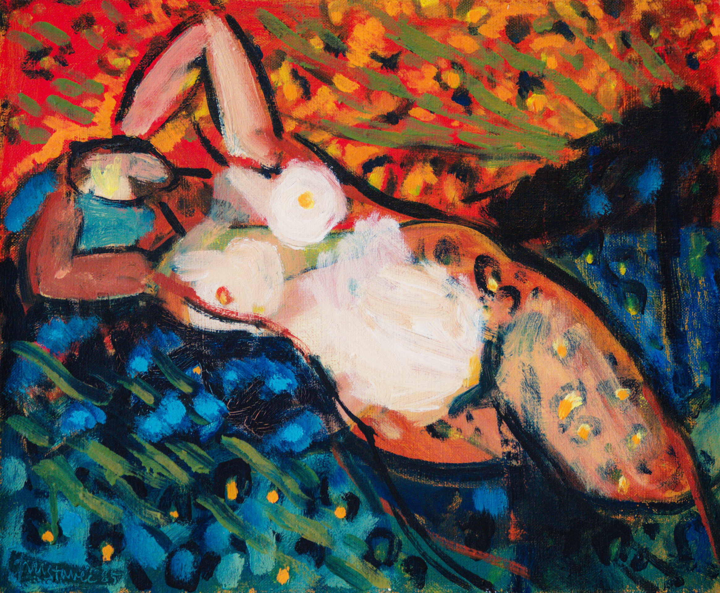In nature / 1985 / oil on canvas / 37 x 45cm