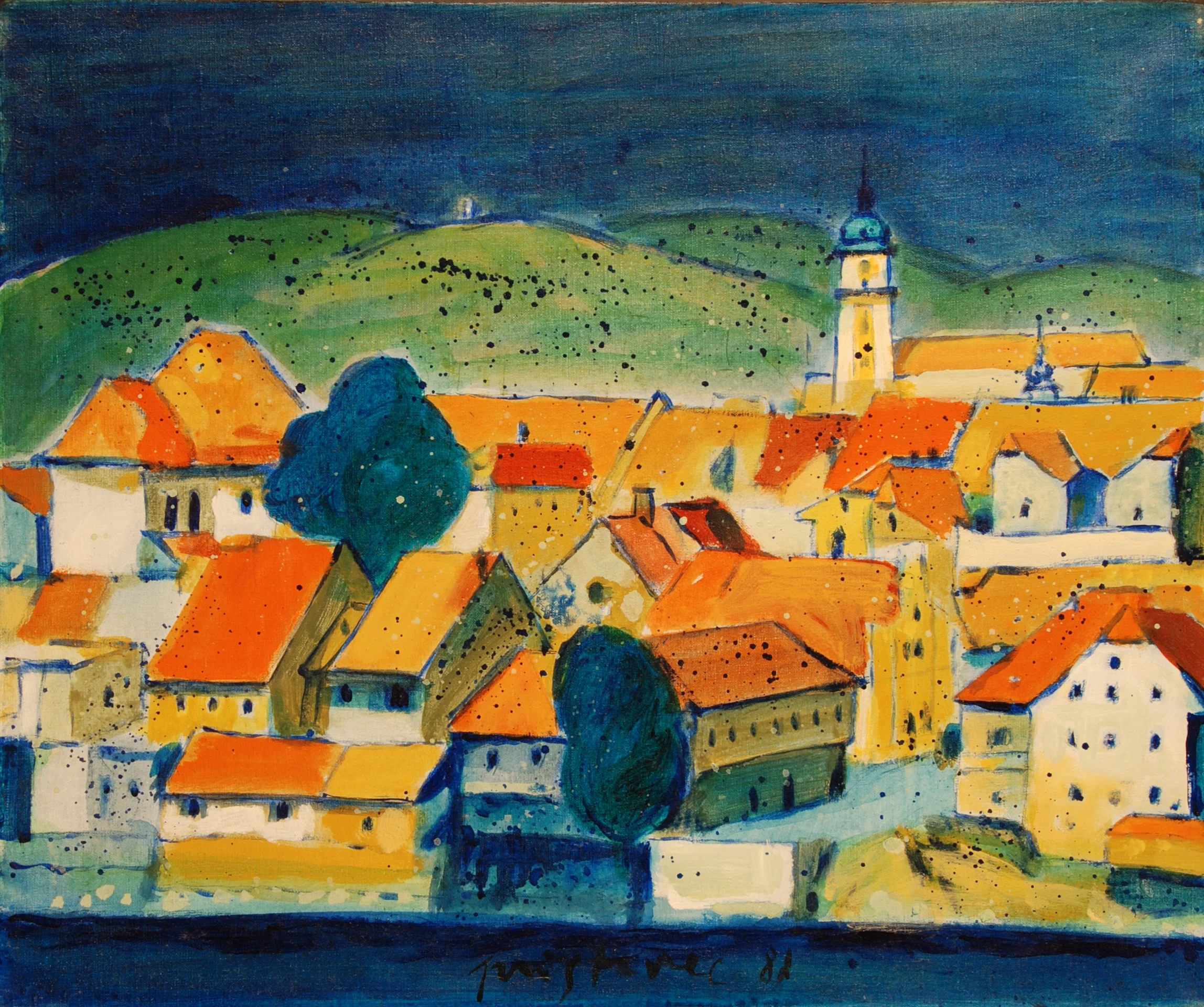 Old Lent / 1987 / oil on canvas / 50 x 60 cm