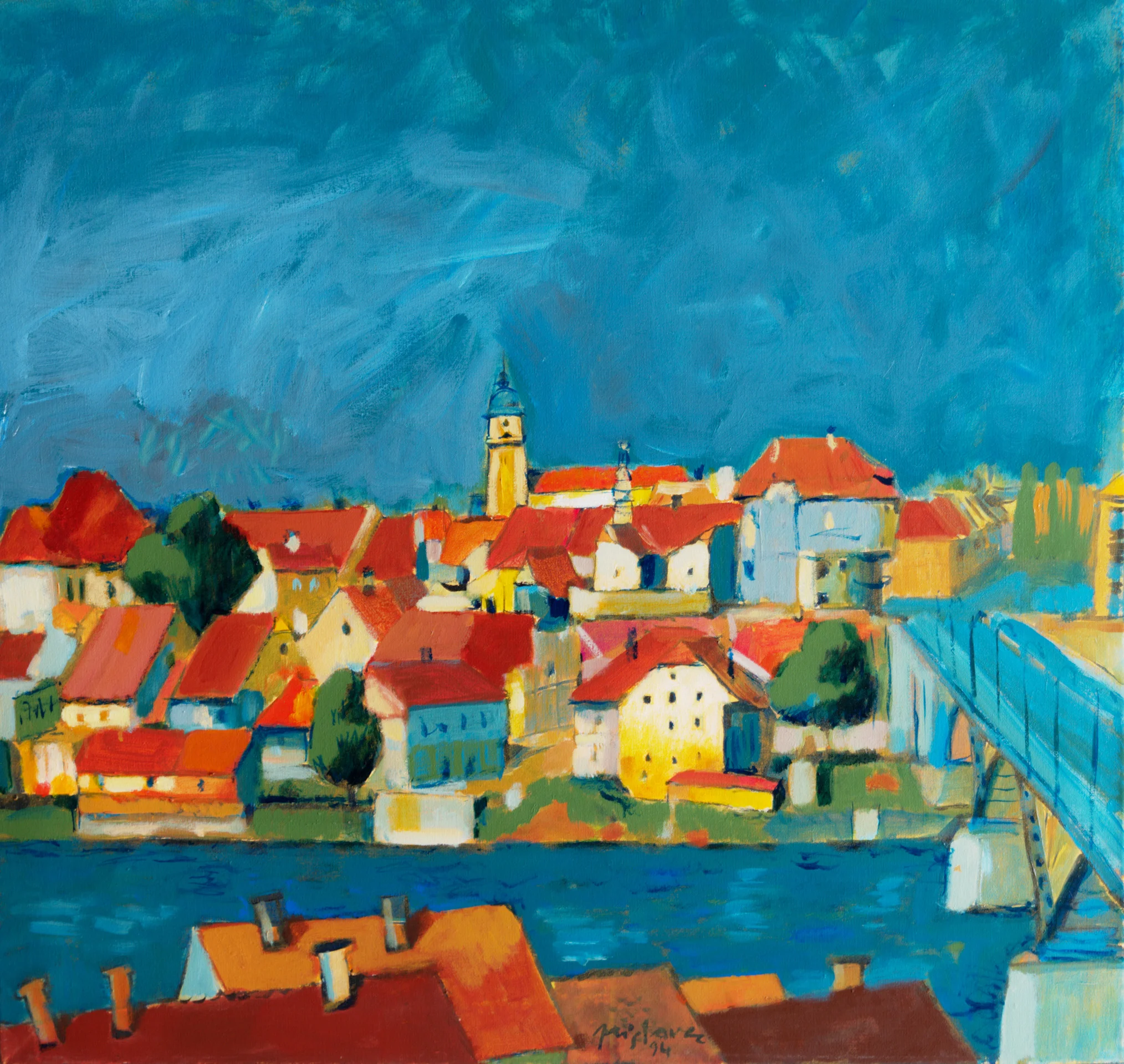 Old Lent II / 1994 / oil on canvas / 90 x 85 cm