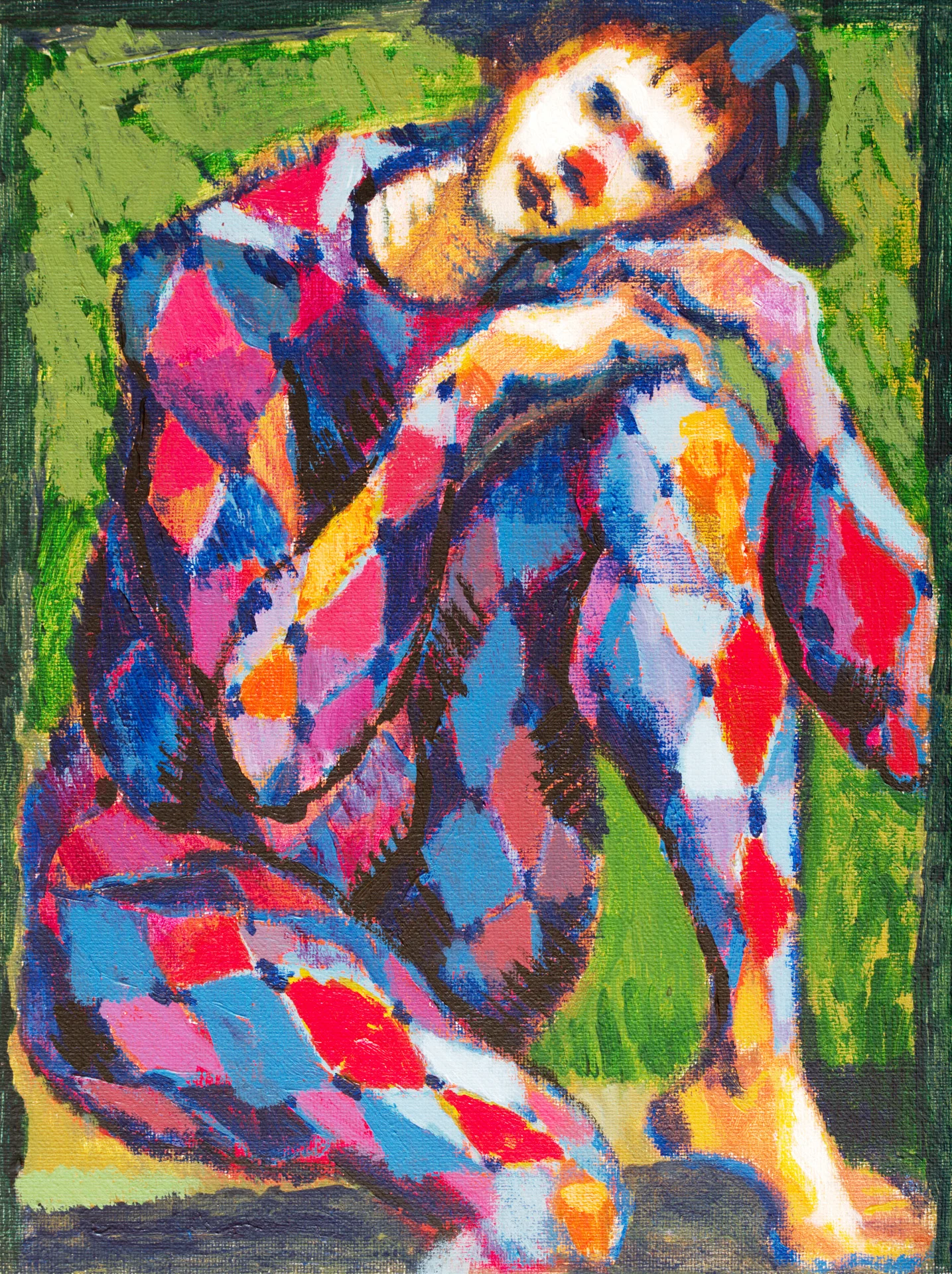 Harlequin II / 1996 / oil on canvas / 30x40 cm