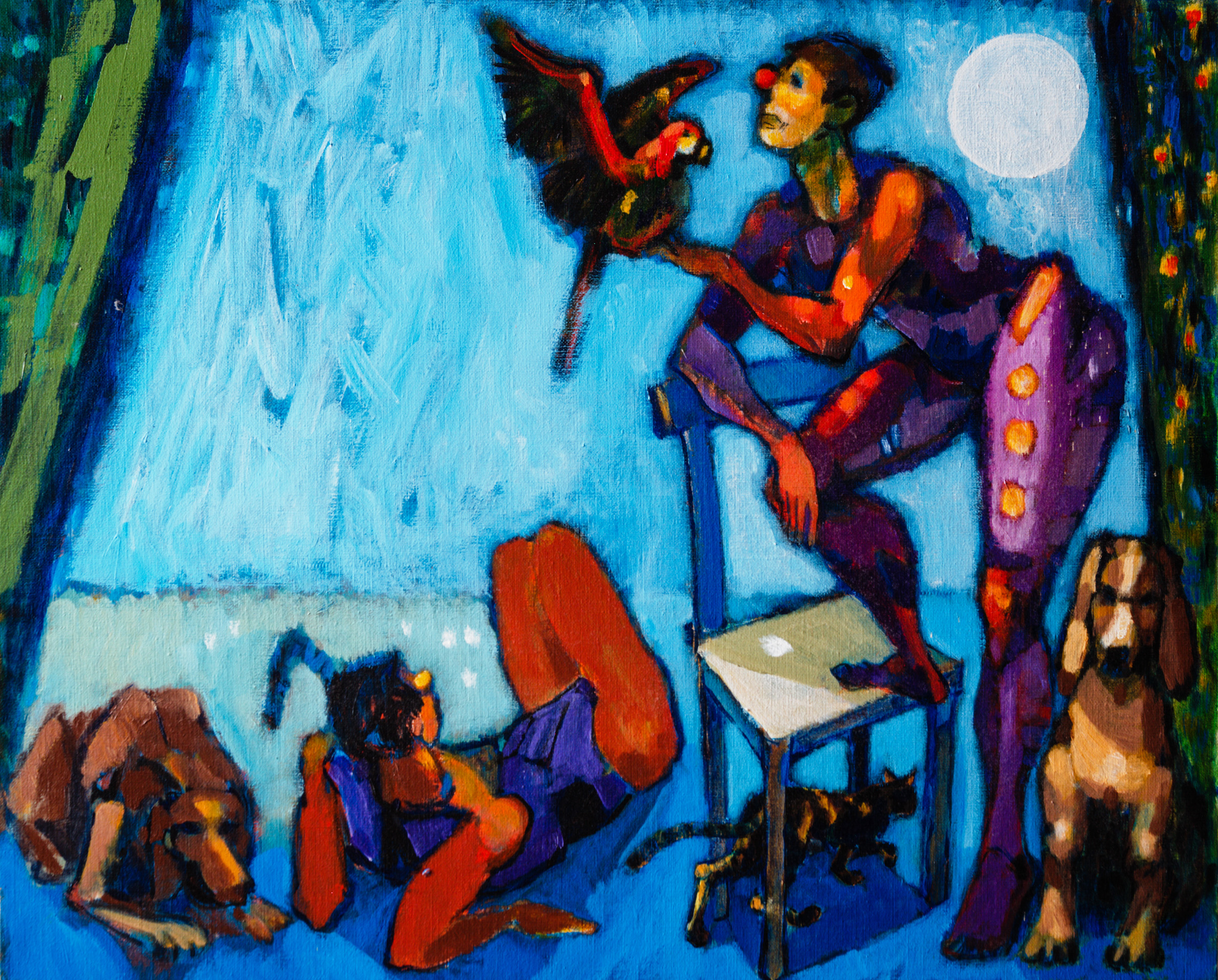 Pets / 1996 / oil on canvas / 80x65 cm