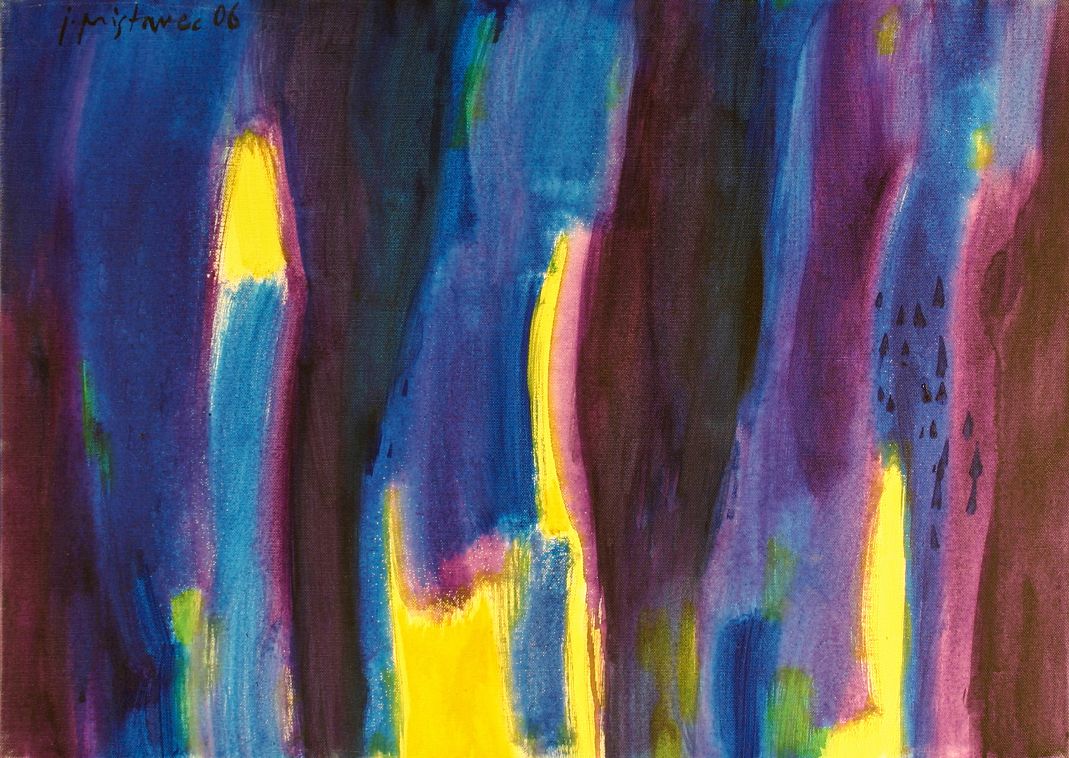 Drops / 2006 / acryl on canvas / 70 x 50 cm