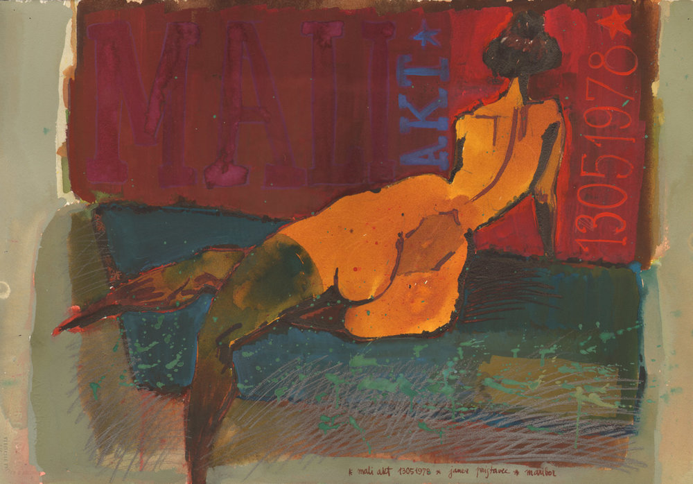 Nude / 1974 / lythography / 100 x 70 cm