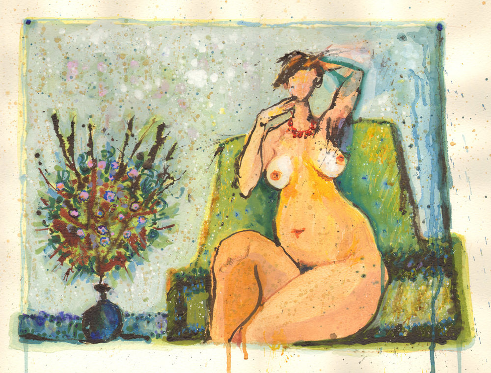 g.IV. / 1975 / lythography / 2 of 3 / 70 x 50 cm