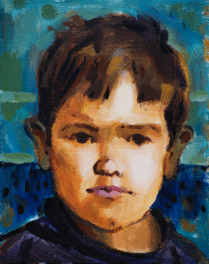 Boy / 1996 / oil on canvas / 20x25 cm