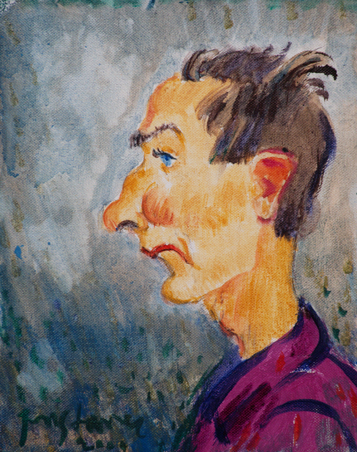 Self portrait / 1997 / oil on canvas / 20x25 cm