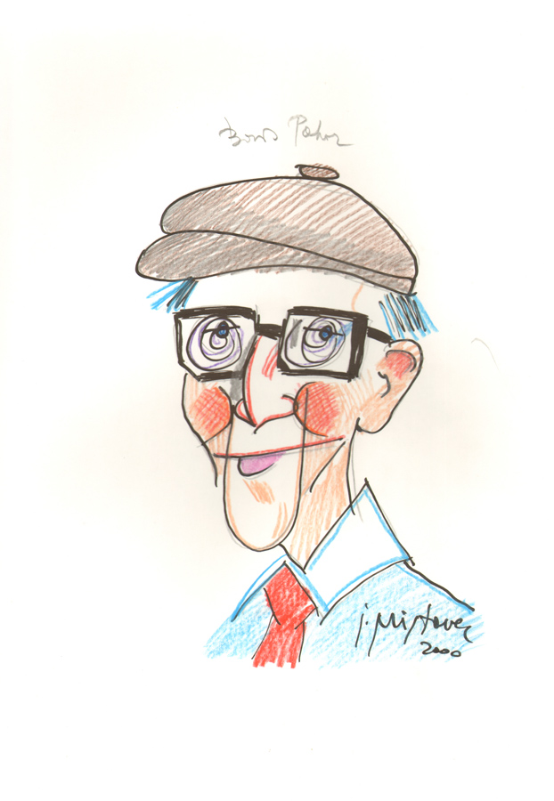 Boris Pahor / 2000 / color pencils on paper / 30x42 cm