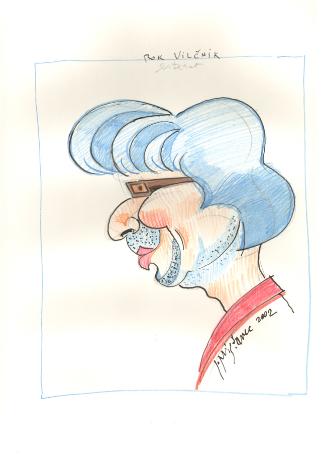 Rok Vilčnik / 2002 / color pencils on paper / 30x42 cm