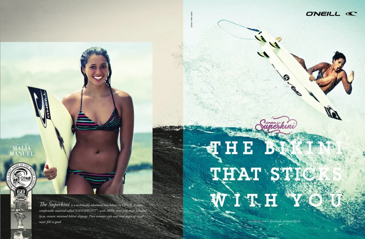 O'Neill Superkini Ad campaign