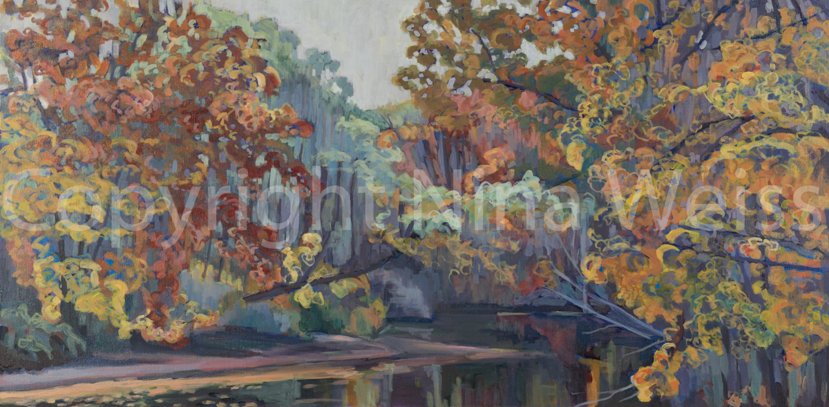 Chagrin River Autumn 24" x 48"