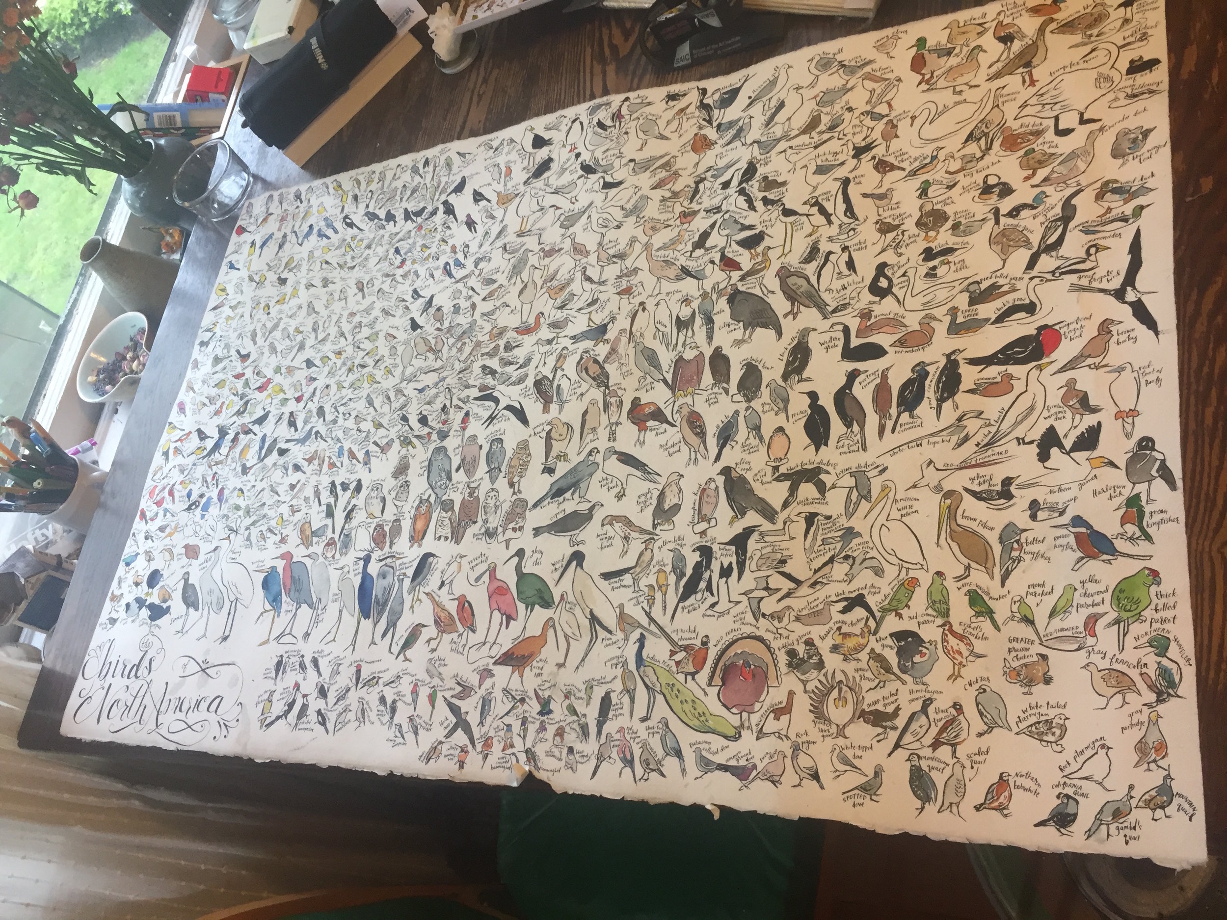 Two hundred hours later — all done.
