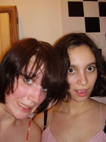 THE CAPTION ON THIS FACEBOOK POST FROM 2006: “this was after our AMAZING DANCE PARTY MARATHON. we danced for forty-five straight minutes. here is the playlist: of montreal: rapture rapes the muses; mgmt: kids; blondie: hanging on the telephone; brit…