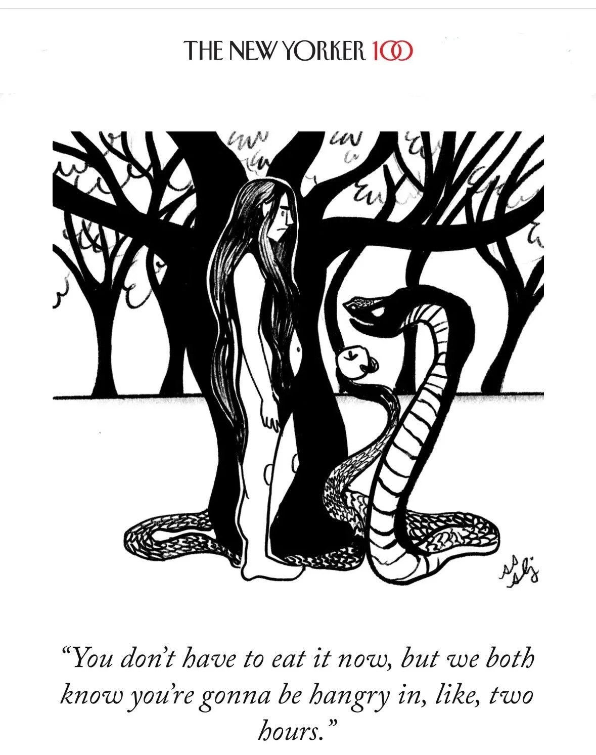 Ours in this week&rsquo;s @newyorkermag ! I had totally forgotten about this one so went back to see when we had sold it, and it was October, 2021. So, more than four years ago! It&rsquo;s fun to see an old drawing and to think about how art styles c