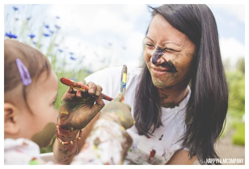 Fingerpainting Photo Shoot - the Happy Film Company