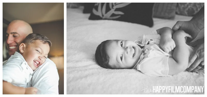 father son photo cuddling - Natural Seattle Newborn Photography - the Happy Film Company
